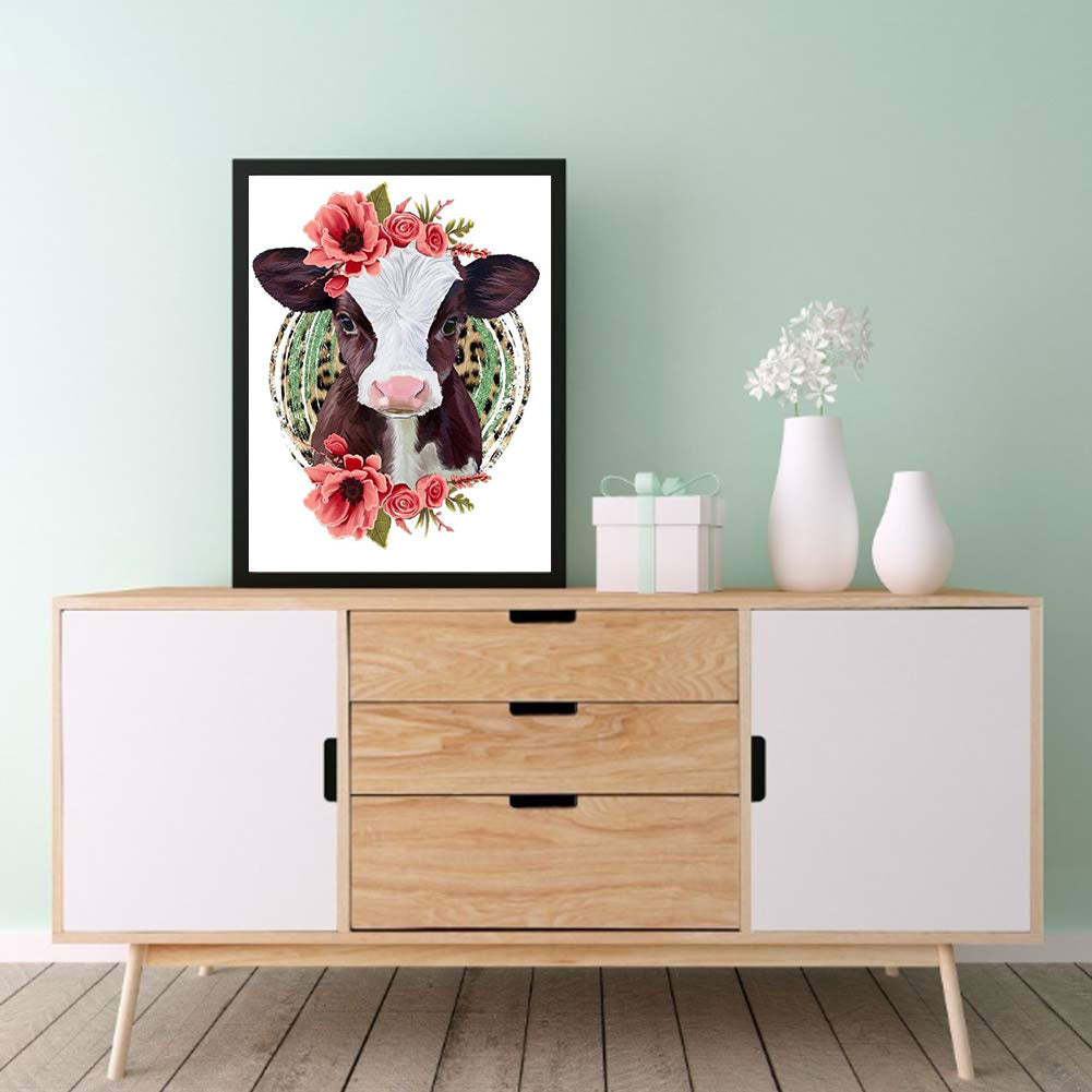 Cows - Full Round Drill Diamond Painting 30*40CM