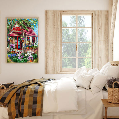 Garden Corner - Full Round Drill Diamond Painting 40*50CM