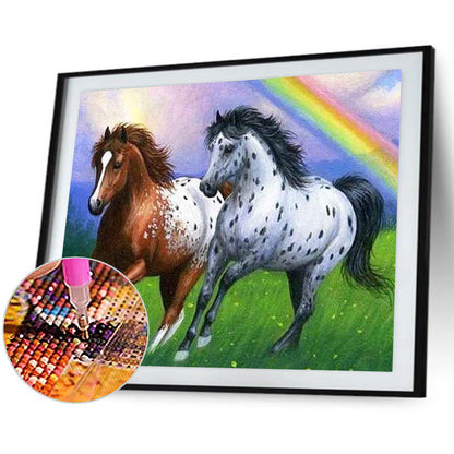 Galloping Horse - Full Round Drill Diamond Painting 40*30CM