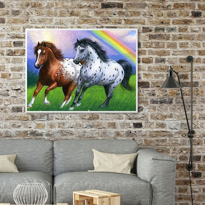 Galloping Horse - Full Round Drill Diamond Painting 40*30CM