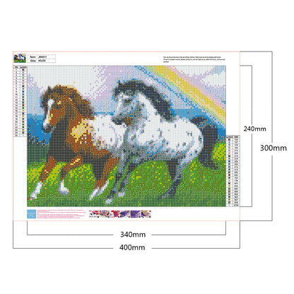 Galloping Horse - Full Round Drill Diamond Painting 40*30CM