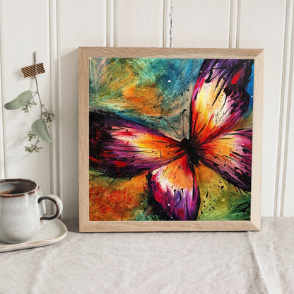 Butterfly - Full Square Drill Diamond Painting 30*30CM