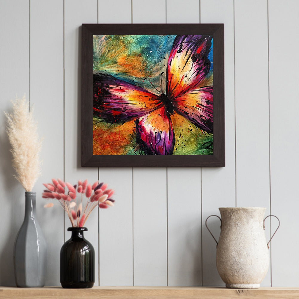 Butterfly - Full Square Drill Diamond Painting 30*30CM