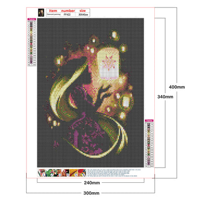 Silhouette Disney - Full Square Drill Diamond Painting 30*40CM