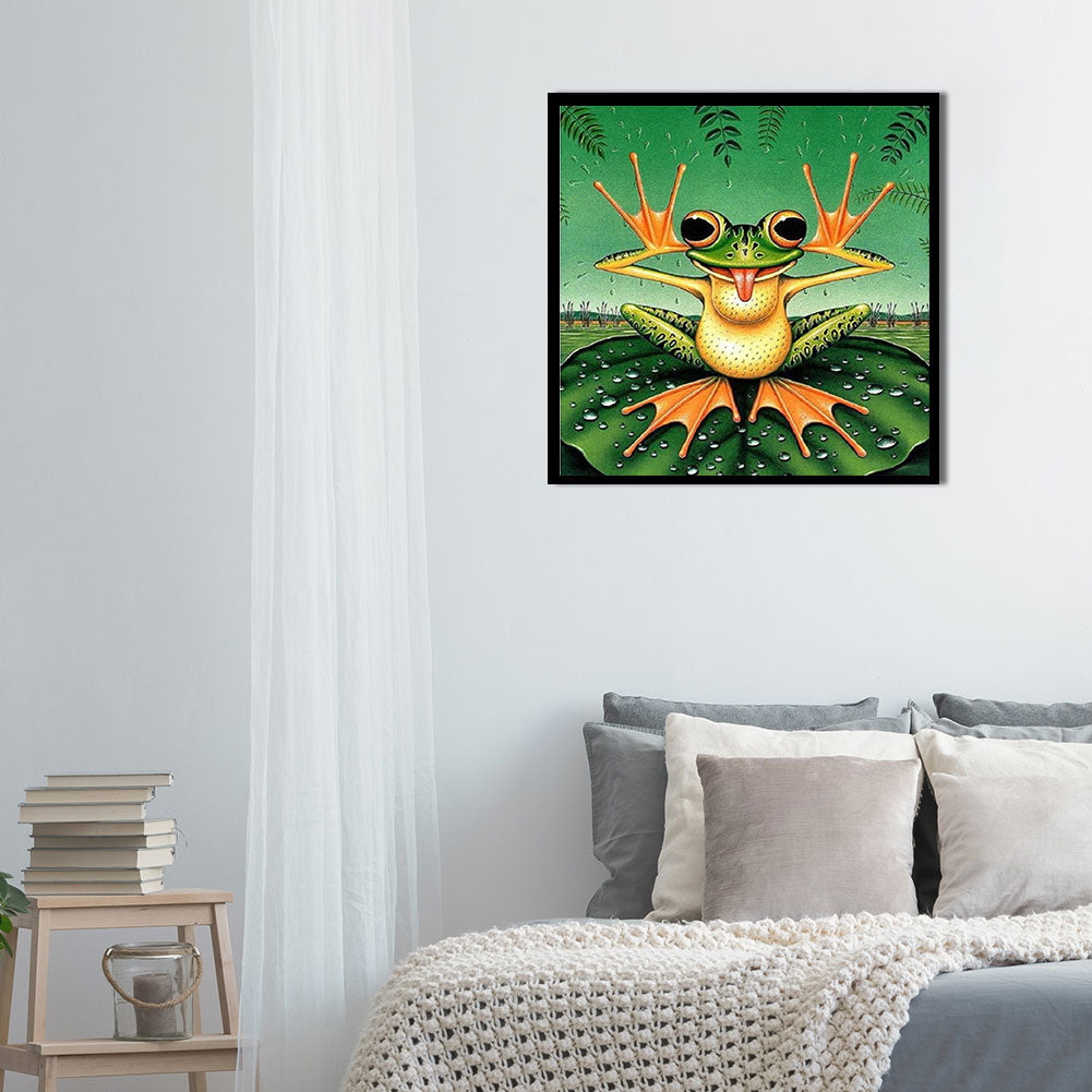 Frog - Full Round Drill Diamond Painting 50*50CM