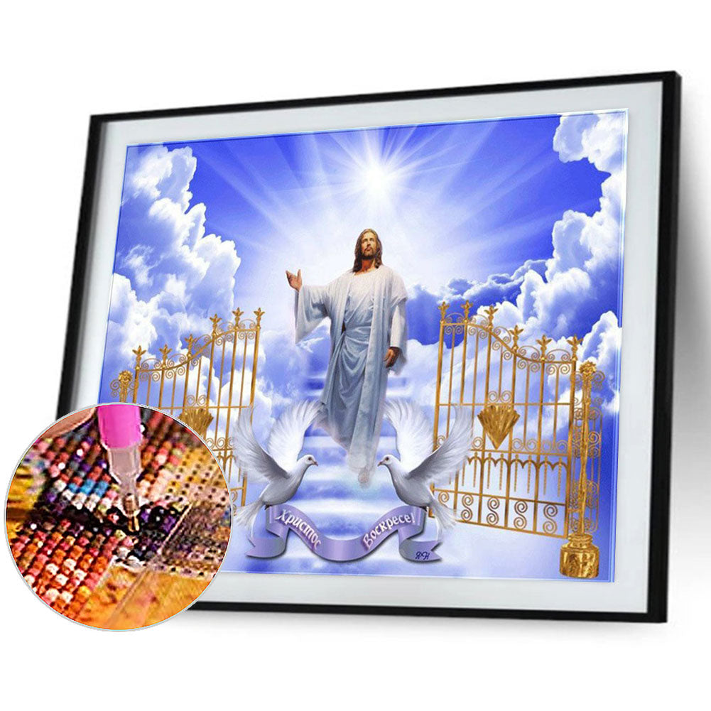 Jesus - Full Round Drill Diamond Painting 50*40CM