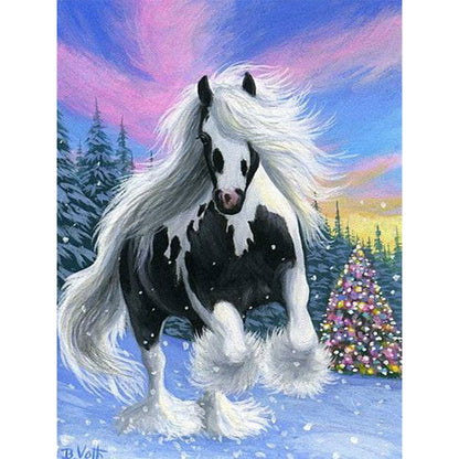 Horse - Full Round Drill Diamond Painting 30*40CM