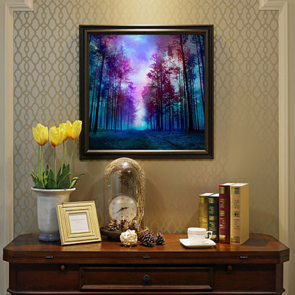 Misty Forest - Full Round Drill Diamond Painting 40*40CM