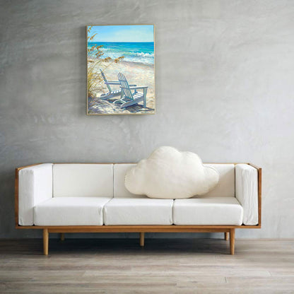 Beach - Full Round Drill Diamond Painting 40*50CM