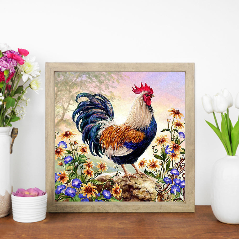 Chicken - Full Square Drill Diamond Painting 30*30CM