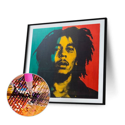 Bob Marley - Full Round Drill Diamond Painting 40*40CM