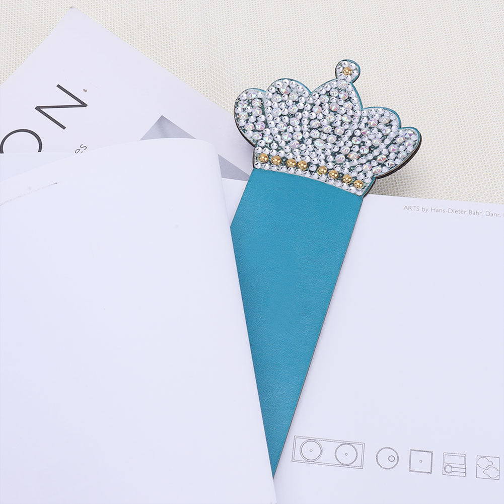 DIY Diamond Painting Leather Bookmark Mosaic Special-shaped Drill Craft Art