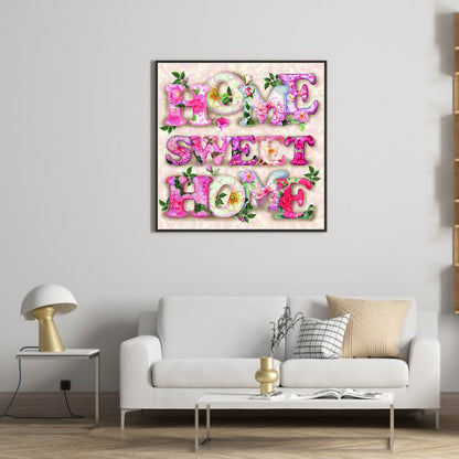 Calligraphy - Full Round Drill Diamond Painting 50*50CM