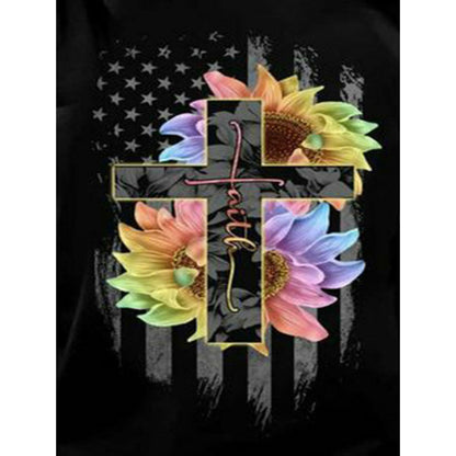 Belief In The Cross - Full Round Drill Diamond Painting 50*60CM