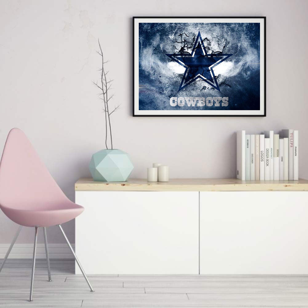 Pentagram Logo - Full Round Drill Diamond Painting 50*40CM