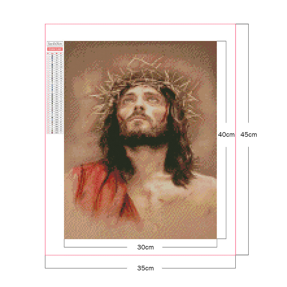 Jesus - Full Square Drill Diamond Painting 30*40CM