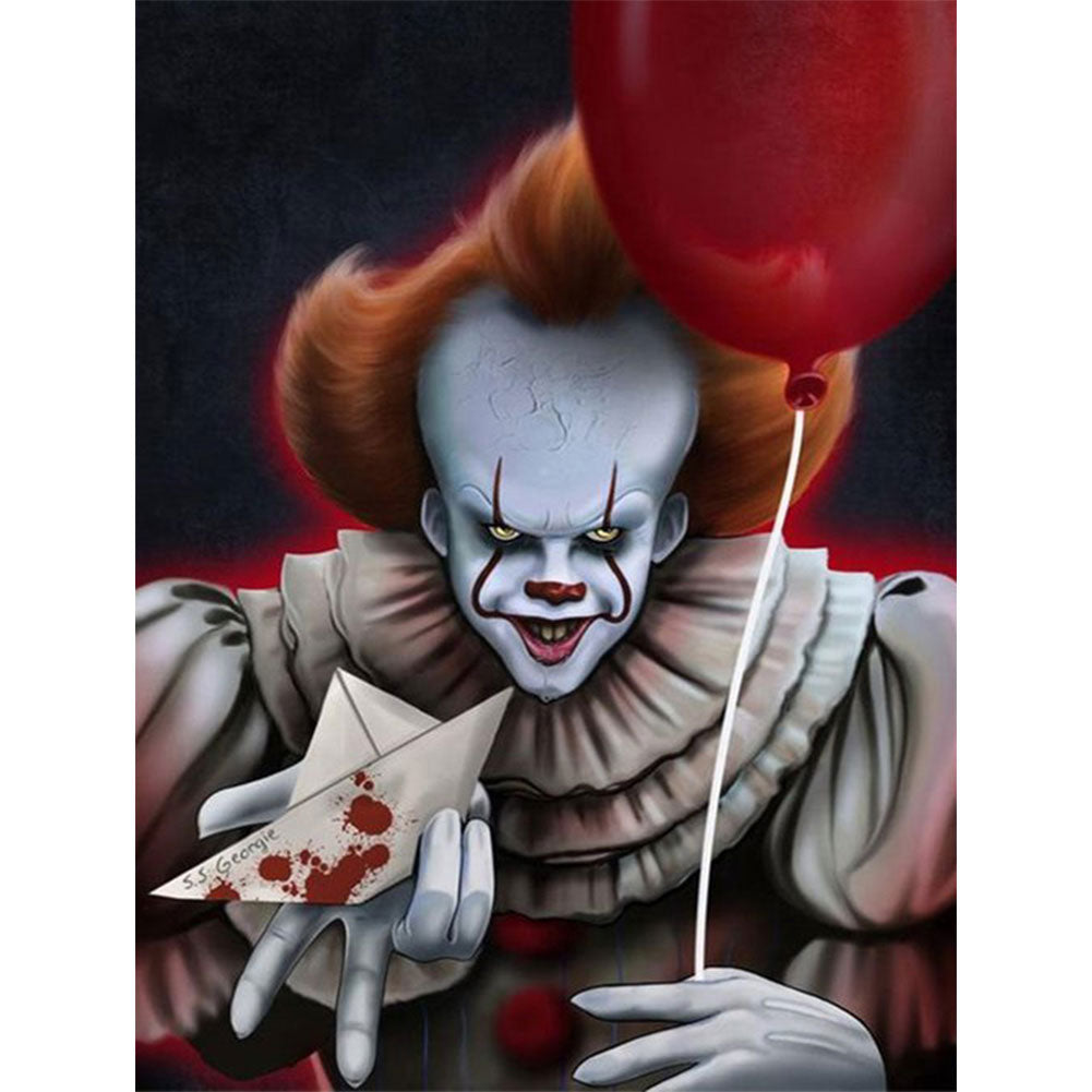 Clown - Full Round Drill Diamond Painting 40*50CM