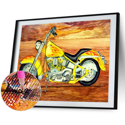 Motorcycle - Full Round Drill Diamond Painting 40*30CM