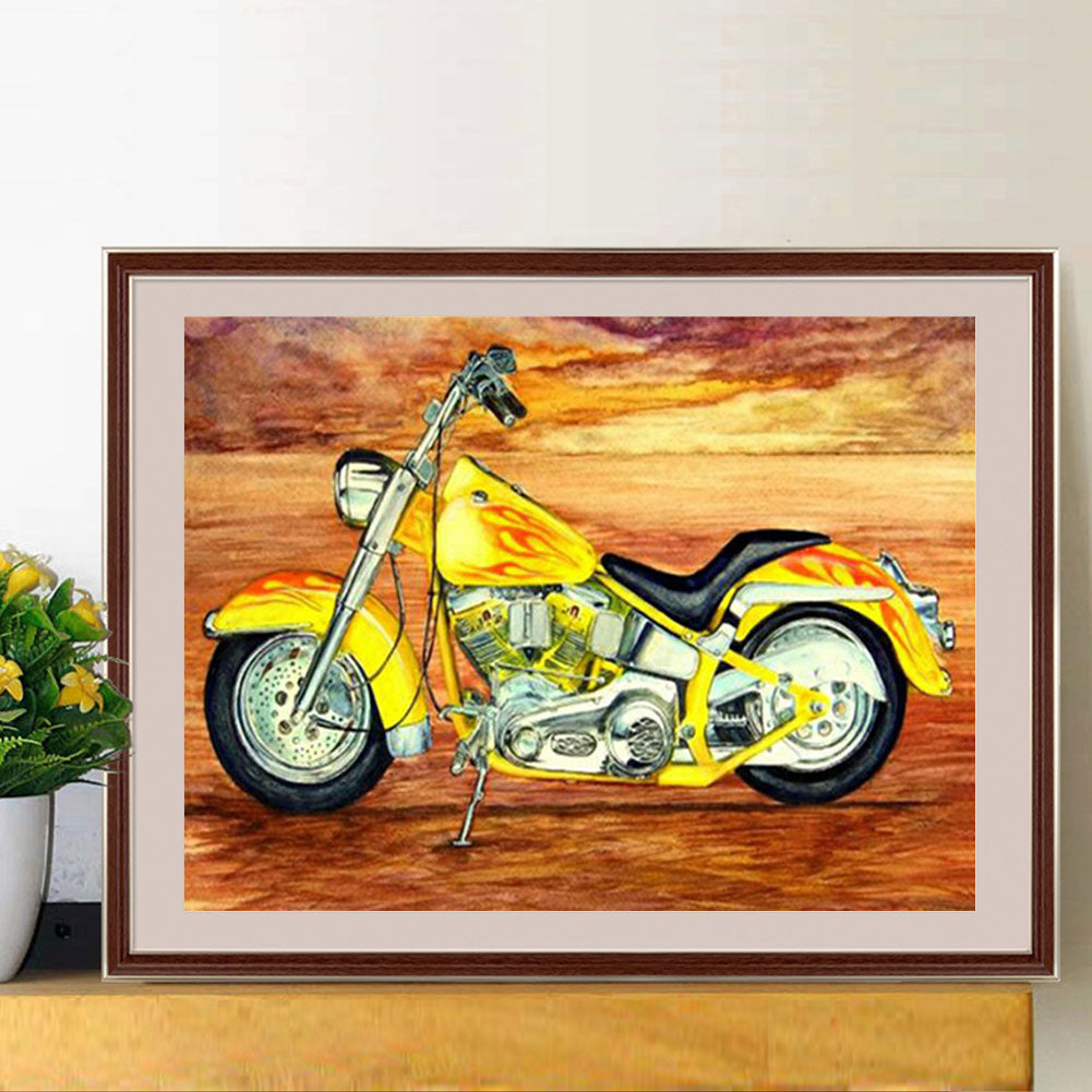 Motorcycle - Full Round Drill Diamond Painting 40*30CM