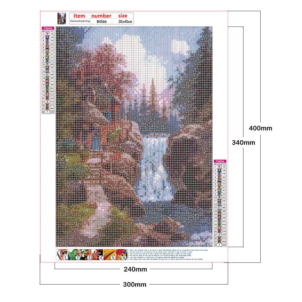 Fall - Full Round Drill Diamond Painting 30*40CM