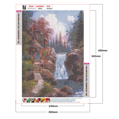 Fall - Full Round Drill Diamond Painting 30*40CM