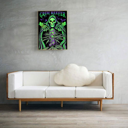 Skull - Full Round Drill Diamond Painting 40*50CM