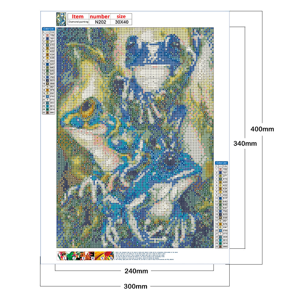 Frog - Full Square Drill Diamond Painting 30*40CM