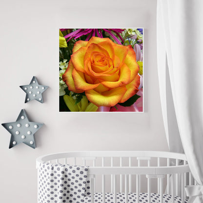 Yellow Rose - Full Round Drill Diamond Painting 40*40CM