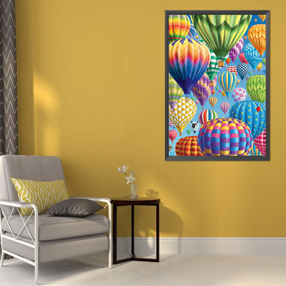 Hot Air Balloon - Full Round Drill Diamond Painting 40*60CM