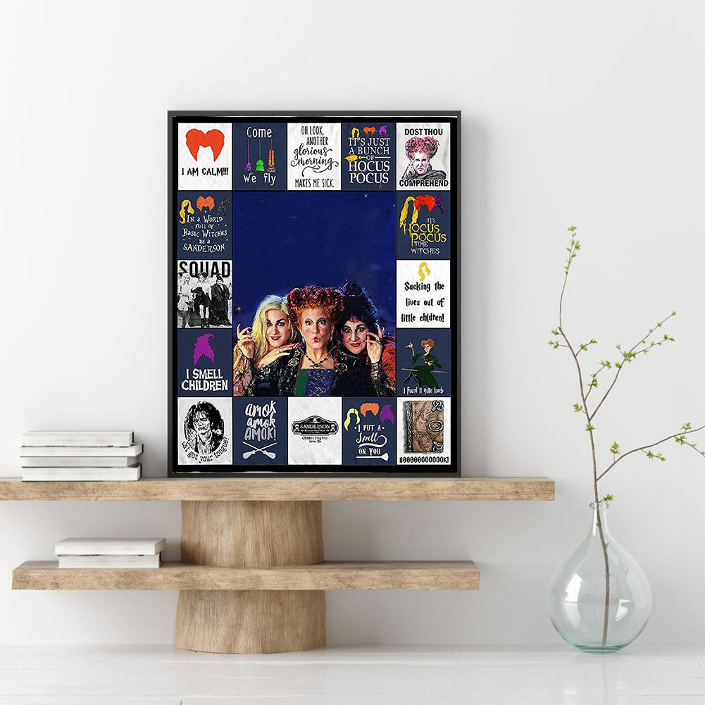 Witches Are Crazy - Full Round Drill Diamond Painting 50*60CM