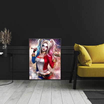Harley Quinn - Full Round Drill Diamond Painting 40*50CM