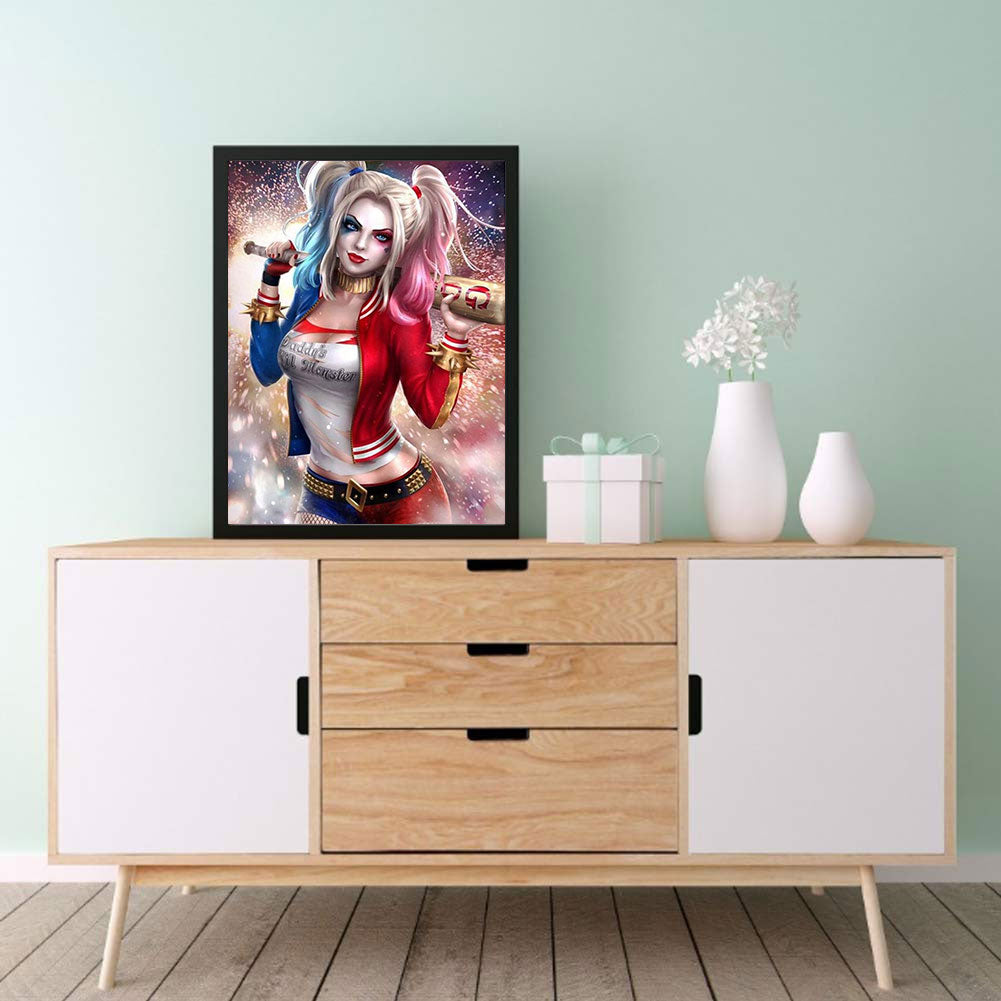 Harley Quinn - Full Round Drill Diamond Painting 40*50CM