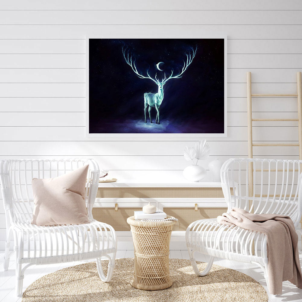 Elk - Full Round Drill Diamond Painting 40*30CM