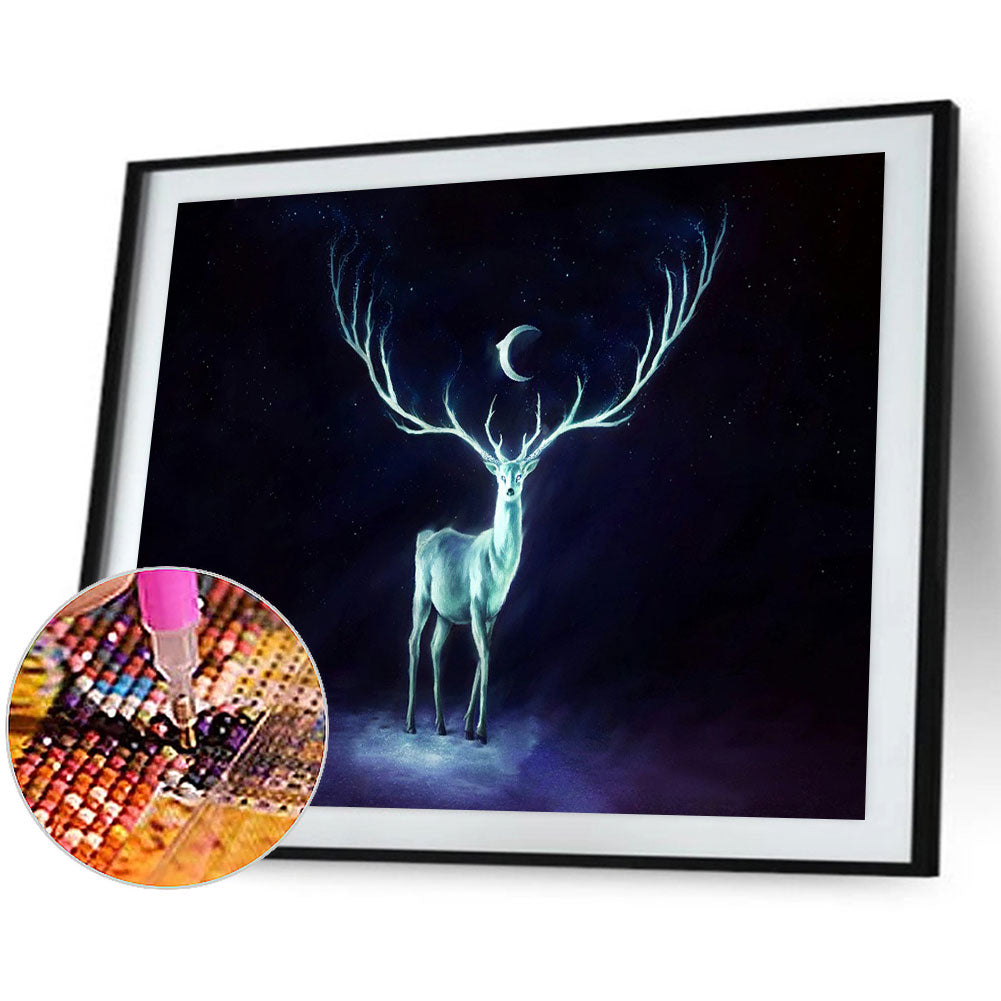 Elk - Full Round Drill Diamond Painting 40*30CM