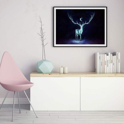 Elk - Full Round Drill Diamond Painting 40*30CM