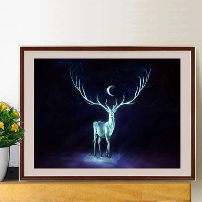 Elk - Full Round Drill Diamond Painting 40*30CM