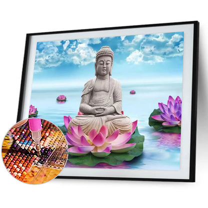 Buddha - Full Round Drill Diamond Painting 40*30CM