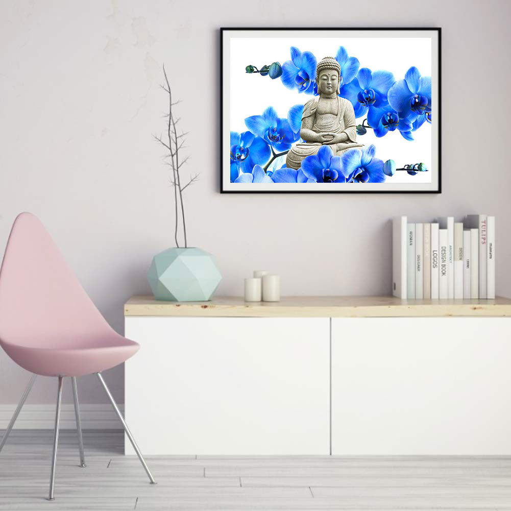 Buddha - Full Round Drill Diamond Painting 40*30CM