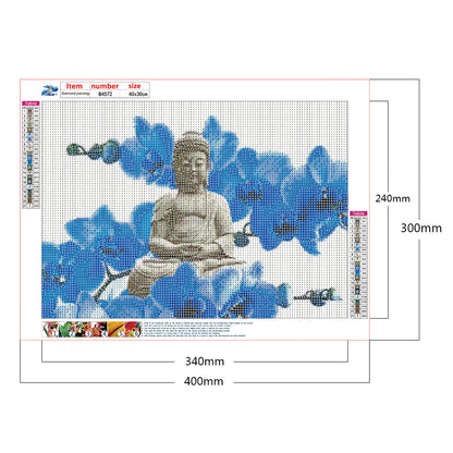 Buddha - Full Round Drill Diamond Painting 40*30CM
