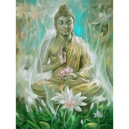 Buddha - Full Round Drill Diamond Painting 30*40CM