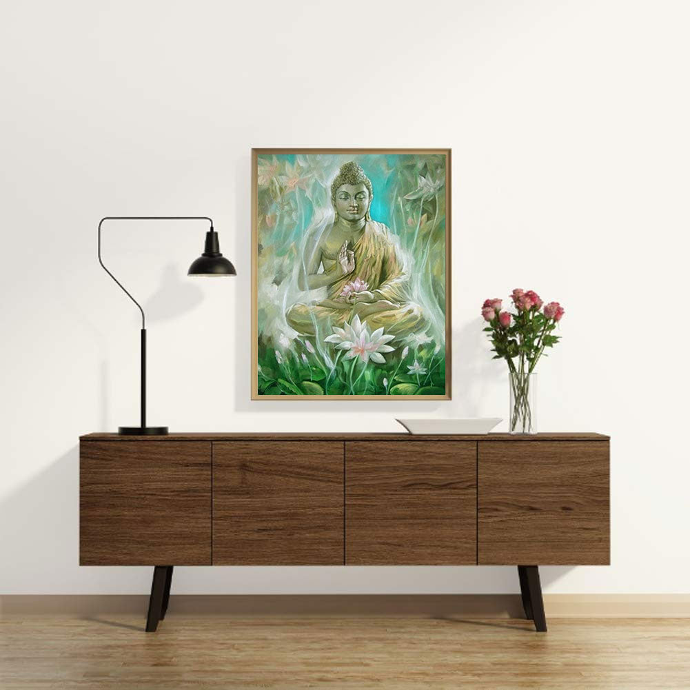 Buddha - Full Round Drill Diamond Painting 30*40CM