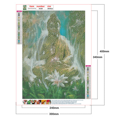 Buddha - Full Round Drill Diamond Painting 30*40CM