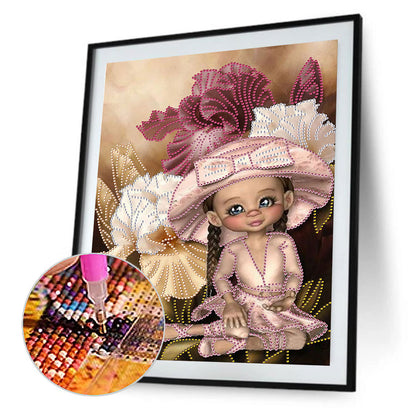 Cartoon Doll - Special Shaped Drill Diamond Paiting 30*40CM