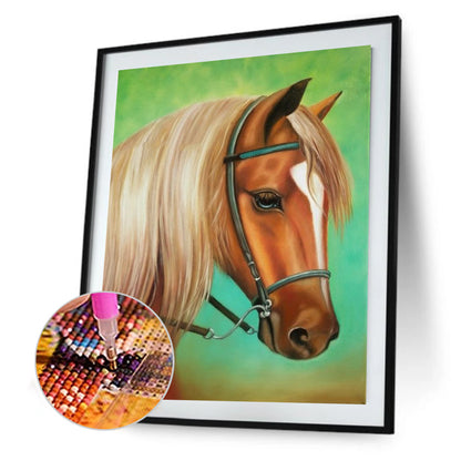 Horse - Full Round Drill Diamond Painting 30*40CM