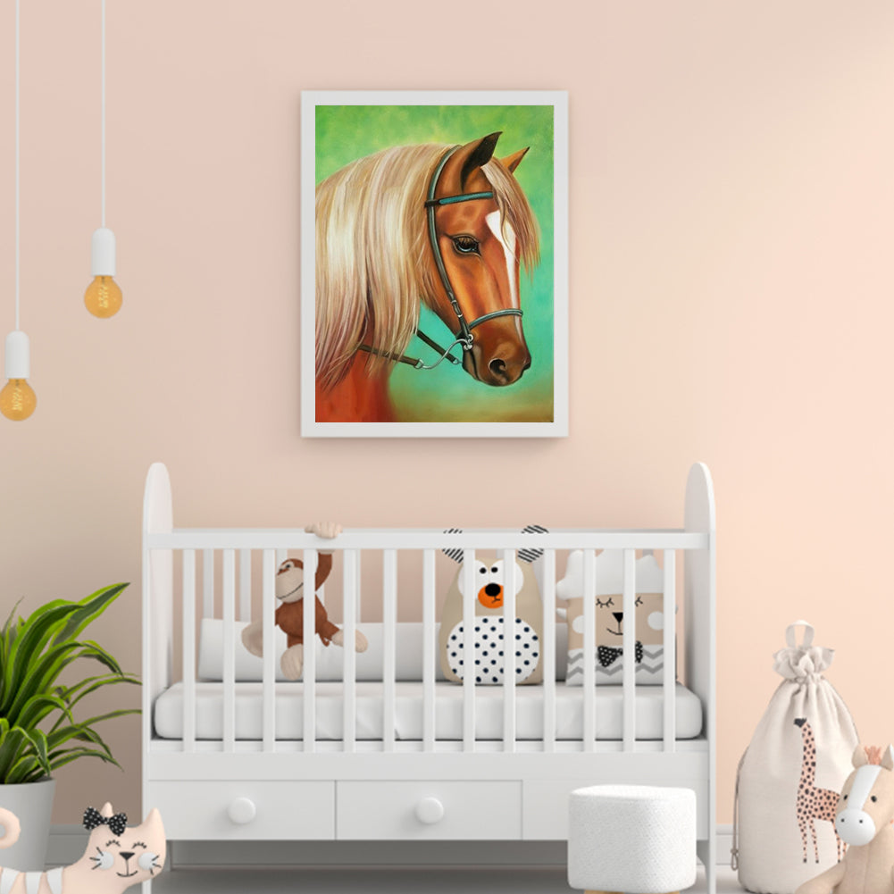 Horse - Full Round Drill Diamond Painting 30*40CM