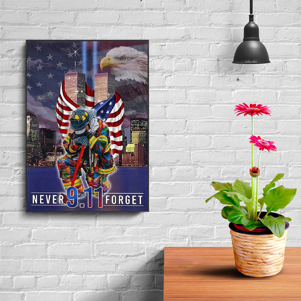 Firemen - Full Round Drill Diamond Painting 50*60CM