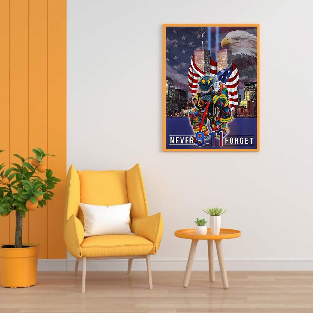 Firemen - Full Round Drill Diamond Painting 50*60CM