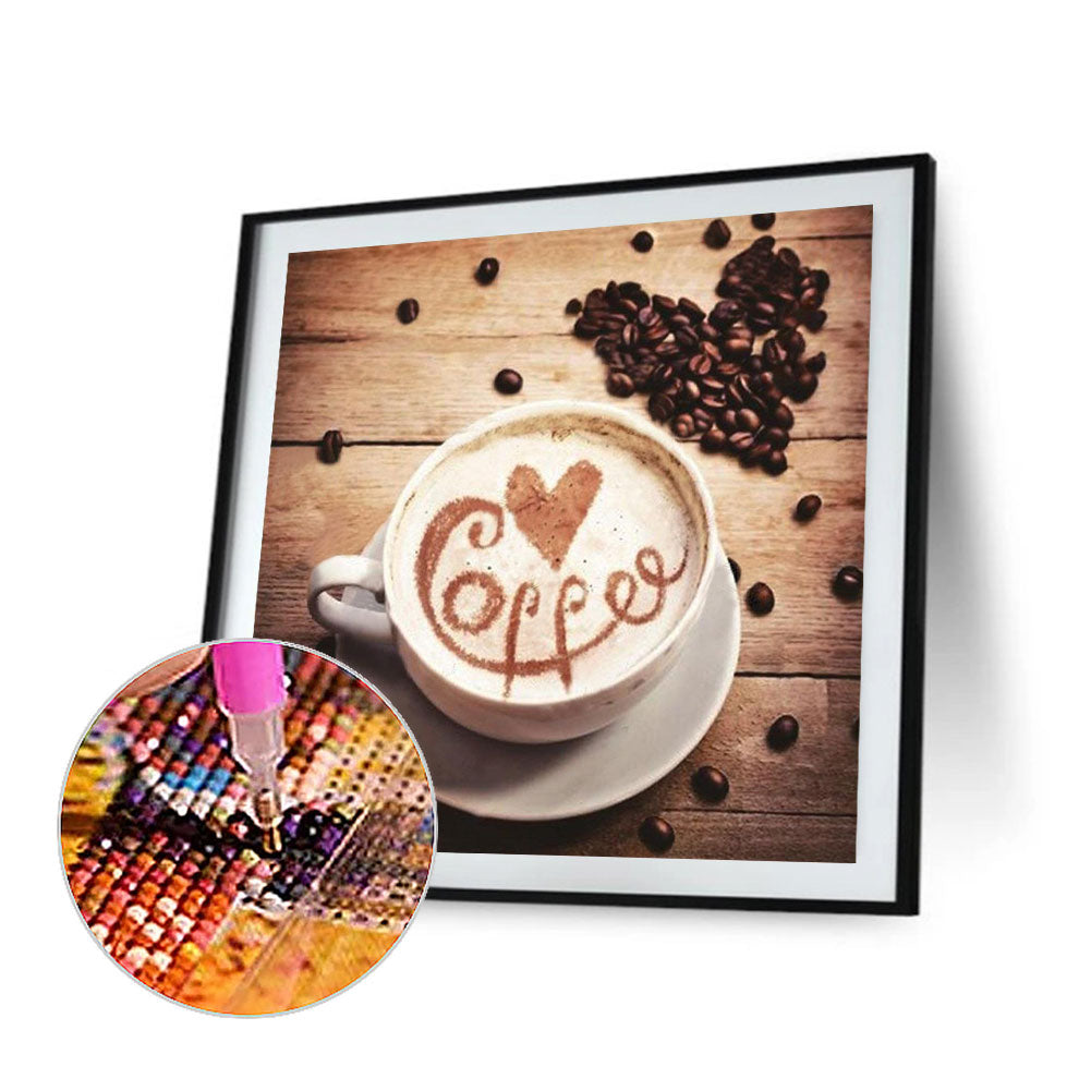 Coffee Cup - Full Round Drill Diamond Painting 30*30CM