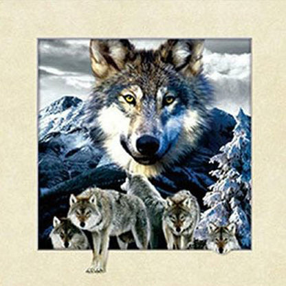 Wolf - Full Round Drill Diamond Painting 30*30CM
