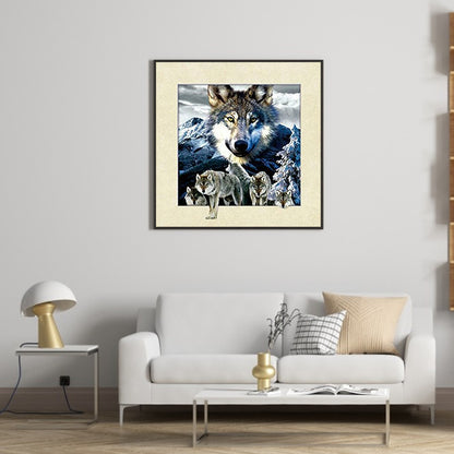 Wolf - Full Round Drill Diamond Painting 30*30CM
